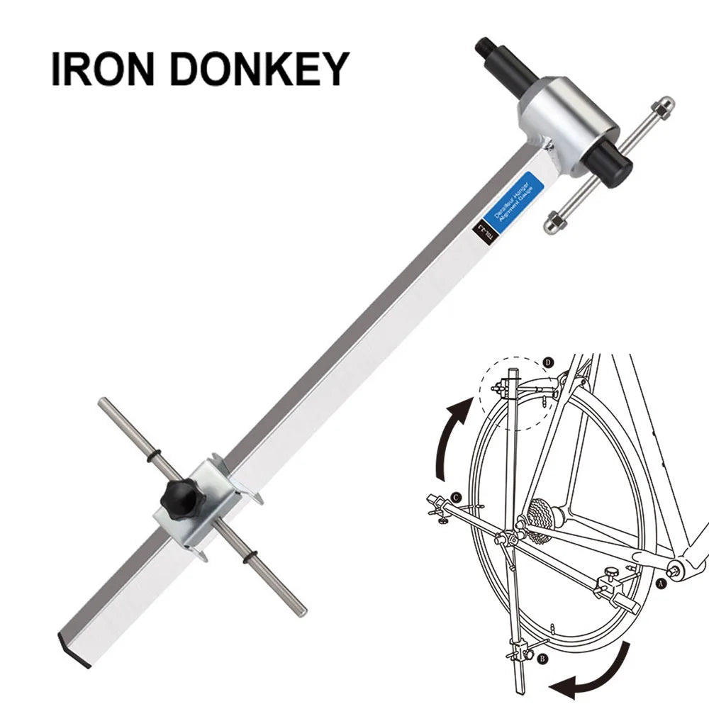 IRONDONKEY Road Bike Tail Hook Alignment Bicycle Derailleur Hanger Professional Repair Tools Kit
