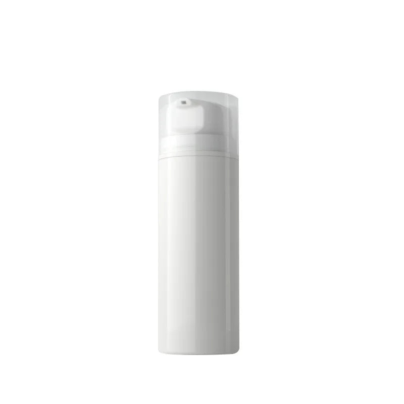 30ML 50ML 100ML 120ML Lotion Bottle With Pump Round Body Airless  Container with clear Cap in Stock