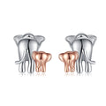 Merryshine Wholesale Jewelry 925 Sterling Silver Elephant Set Stud Earrings for Women