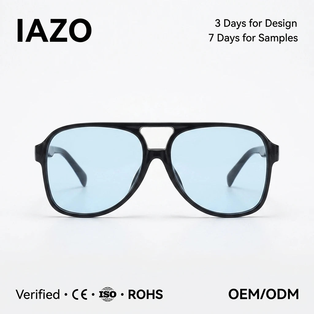 Vintage Double Bridge Sunglasses 2022 Brand Large Square Frame Shades Vendor Women Oversized Men Sunglasses PC Decoration AC