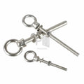 Marine Grade 316 Stainless Steel Long Shoulder Lifting Eye Bolt With Nut Washer M6 M8 M10 for Wire Rope Lifting