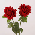O-X282 Wholesale Long Stem Life Like Artificial Roses White Pink Wedding Home Decor Large Head Latex Real Touch Roses