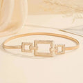 2023 Women Belt for Dress Metal Cinch Waistband Skinny Belt Stretch Gold Waistband Elastic Waist Belt for Women