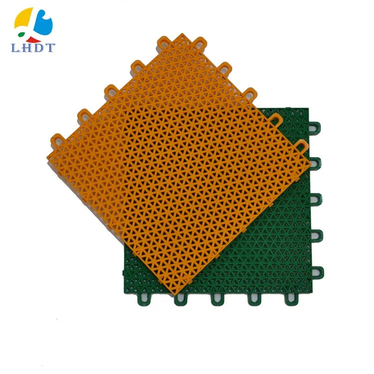Factory-Designed 3X3 Modular Interlocking Outdoor Sports Flooring for Basketball Tennis Waterproof PP for Indoor Garden Use