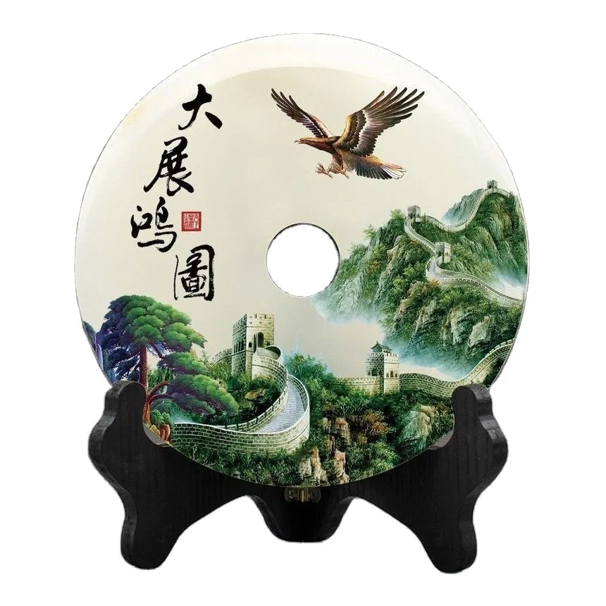2025 Jade Feng Shui 15cm Handicraft Interior Glam Colourful Living Room Home Jade Decors Luxury Home Decor