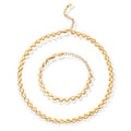 European American Fashion Versatile Ins Style Accessories Minority Design Small Manyao Hollow Peach Heart Stainless Steel