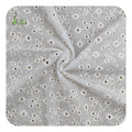 100% Cotton Embroidery Voile Fabric White with Free Samples Woven Technique for Garments Home Textiles Accessories Sale by Bulk