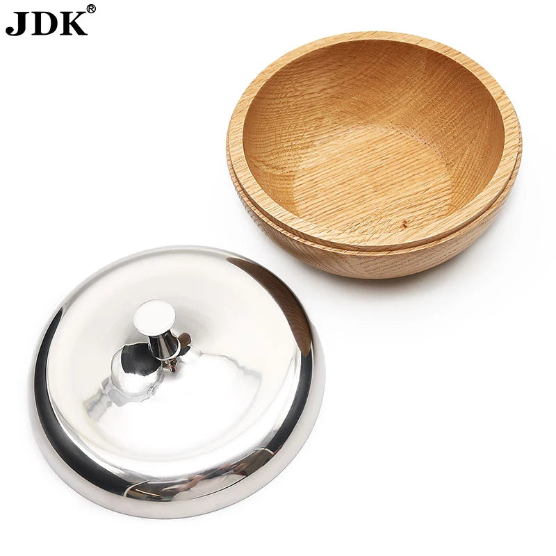 With Lid Wholesale Wood Shaving Bowl Shave Brush Soap Dish Holder Bowls for Men Shaving