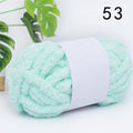Shijiazhuang Peige Factory Wholesale Arm Crocheting 100% Polyester 0.1Nm 2cm Chunky Soft Speckled Colors Chenille Yarn
