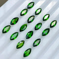 Marquise Shape 4x2mm~10x5mm Good Quality Diopside Gemstone Green Stone Faceted Cut Jewelry Gem Price  Natural Chrome Diopside