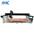 Automatic CNC 5 Axis Bridge Saw 220V Granite Marble Stone Cutting Machine Components-Motor Engine Gear Pump PLC Competitive