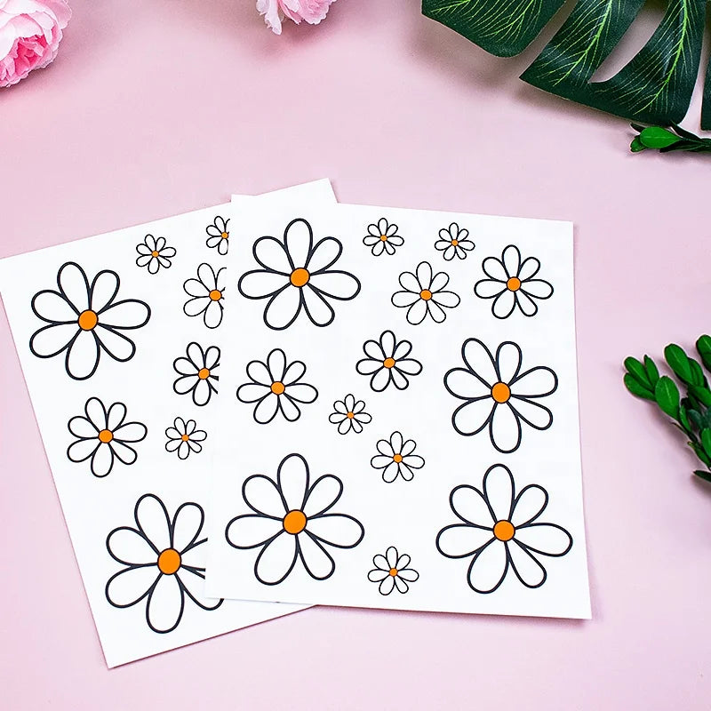 Custom Adhesive Inkjet Printable Sticker Paper A4 A5 Planner Stickers Journal Decorative Paper Sticker