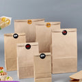 Custom Kraft Brown Paper Bag for Take Away Flat Bread Milk Sushi Jelly Salad Pet Food Craft Packaging with Sugars Included