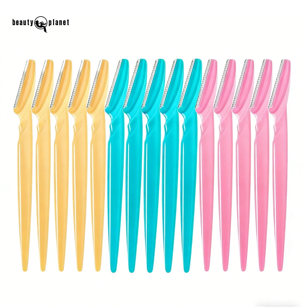 Beauty Planet Eco-friendly Eyebrow razor Private Label Facial Hair Remover Shaving Blade for Women Safe Makeup Eyebrow Trimmer