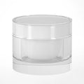 BORUI Stock Empty 50g New Style Face Cream Acrylic Lotion Cosmetic Jar Skin Care Cream ISO9001 Certified Custom Silk Screen