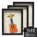 Wholesale Wooden 3D Shadow Box Picture Frame 4x6 5x7 8x10 A4 Sizes Souvenir Medal Photo Display Case for DIY Projects