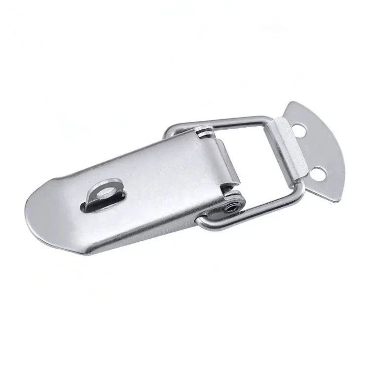 Factory J104 SS201 Stainless Steel Hasp Toggle Latch Lock 80KG Capacity for Tool Box Handle Spring Latch Bag Carton Box