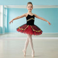 Red / Green Ballerina Dress Girls Ballet Skirt Long Dance Dress for Children Women Performance Costumes Girls Sling Belly Dance