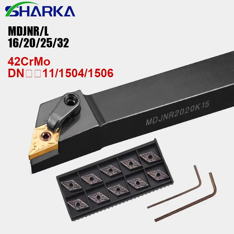 SHARKA  Turning Tool Holders  Cnc Machining Boring bar MDJNR MDJNL MDJNR1616 MDJNR2020 MDJNR2525 Tool  bar Holder