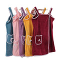 New Fashion Design Super Absorbent Fast Drying Girls Wearable Microfiber Shower Bath Spa Towel Soft Dress Wrap Around Skirt