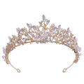 Luxury Crystal Bridal Crown Tiaras Women Bride Wedding Hair Accessories
