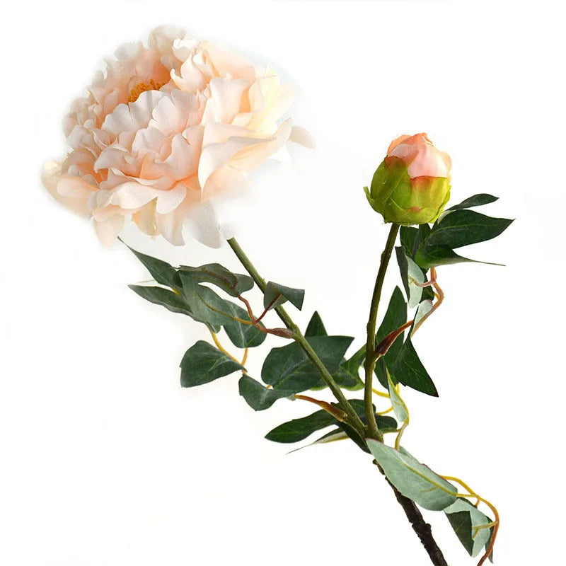 Wholesale Pink Silk Peonies Artificial Flower for Wedding Decoration
