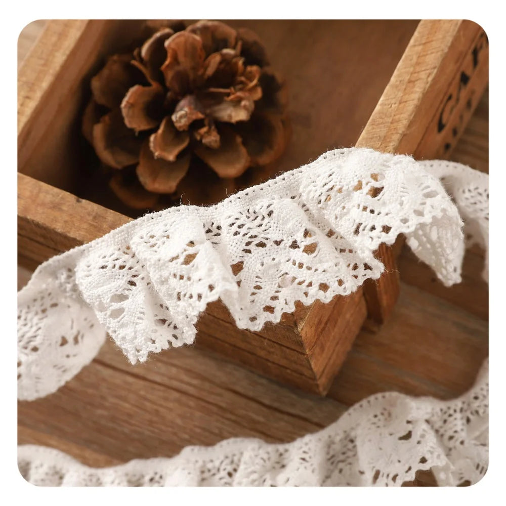 New Style Skin-friendly 90% Cotton 10% Spandex Elastic Trim Crochet Lace Trim for Clothing
