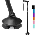 Rehaescort Medical Custom Fashion Quad Aluminum Folding Adjustable Lightweight Multi-Use Class I Walking Cane for Elderly