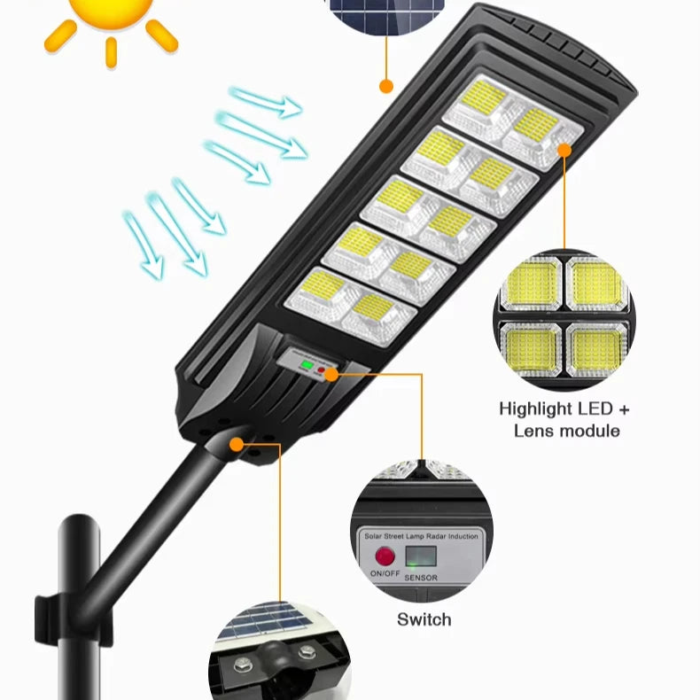 Outdoor Ip65 Wholesale All in One  Solar Street Light Large