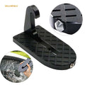 HelloWorld Universal Aluminum Car Accessories Foldable Auxiliary Pedal Roof Pedal Foldable Car Folding Stepping Ladder