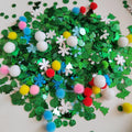 Glitter Christmas Tree Round Ball Soft Sequins Snowflake 1kg Custom Logo Clay Tiles Branding Packaging Business Solutions