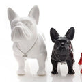 Interior Room Living Room Decorated With Bulldog Resin Sculpture
