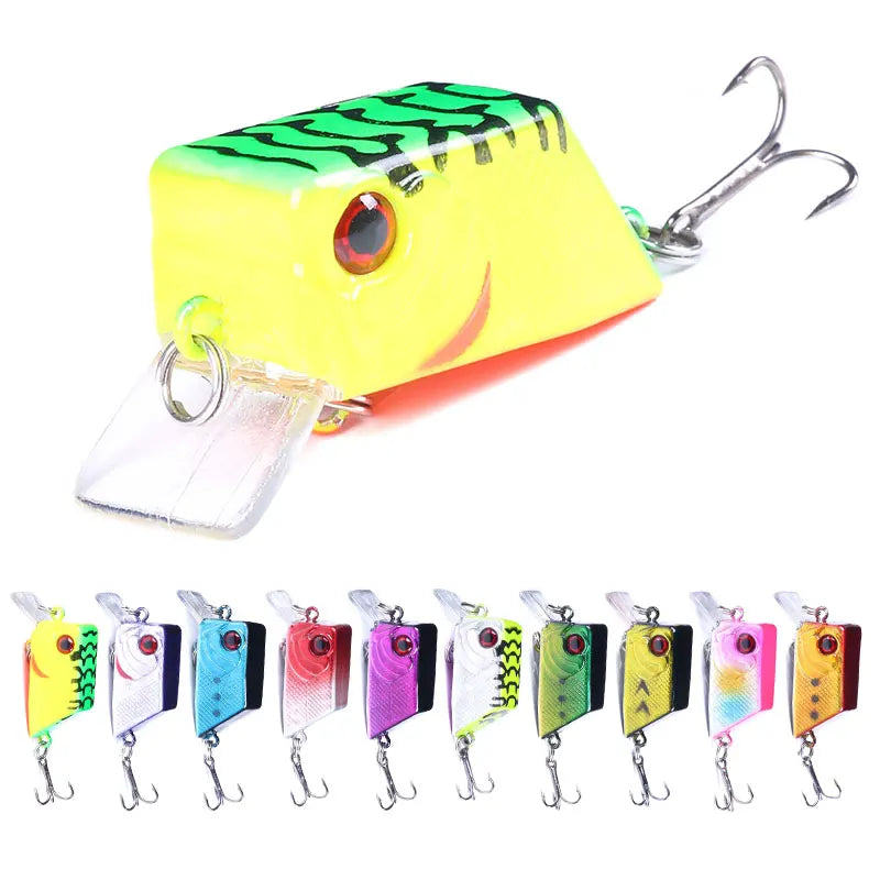 Wholesale 4.5cm 7g Floating  Crankbaits Bass Hard Fishing Lure Crank Bait Fishing Crankbait