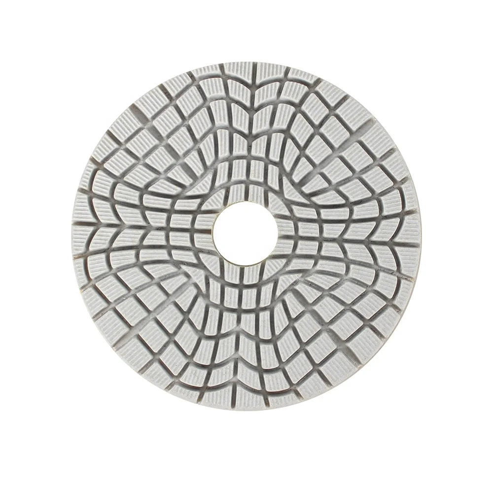 TRUE SHINE  100mm Good Quality Diamond Polishing Pads 3 Step Wet or Dry for Granite Marble