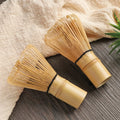 Natural Bamboo Matcha Whisk Traditional Scoop Matcha Whisk Chasen for Japanese Matcha Tea Can Custom Logo