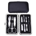 7-Piece Steel Nail Clipper Set for Home Use Manicure & Pedicure Cuticle Nippers Laser Art Logo for Babies & Adults Finger Use