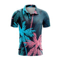 High Quality Wholesale Oversized Sport Breathable Boys Plus Size Floral Print Performance Fit Men's Golf Polo T-shir