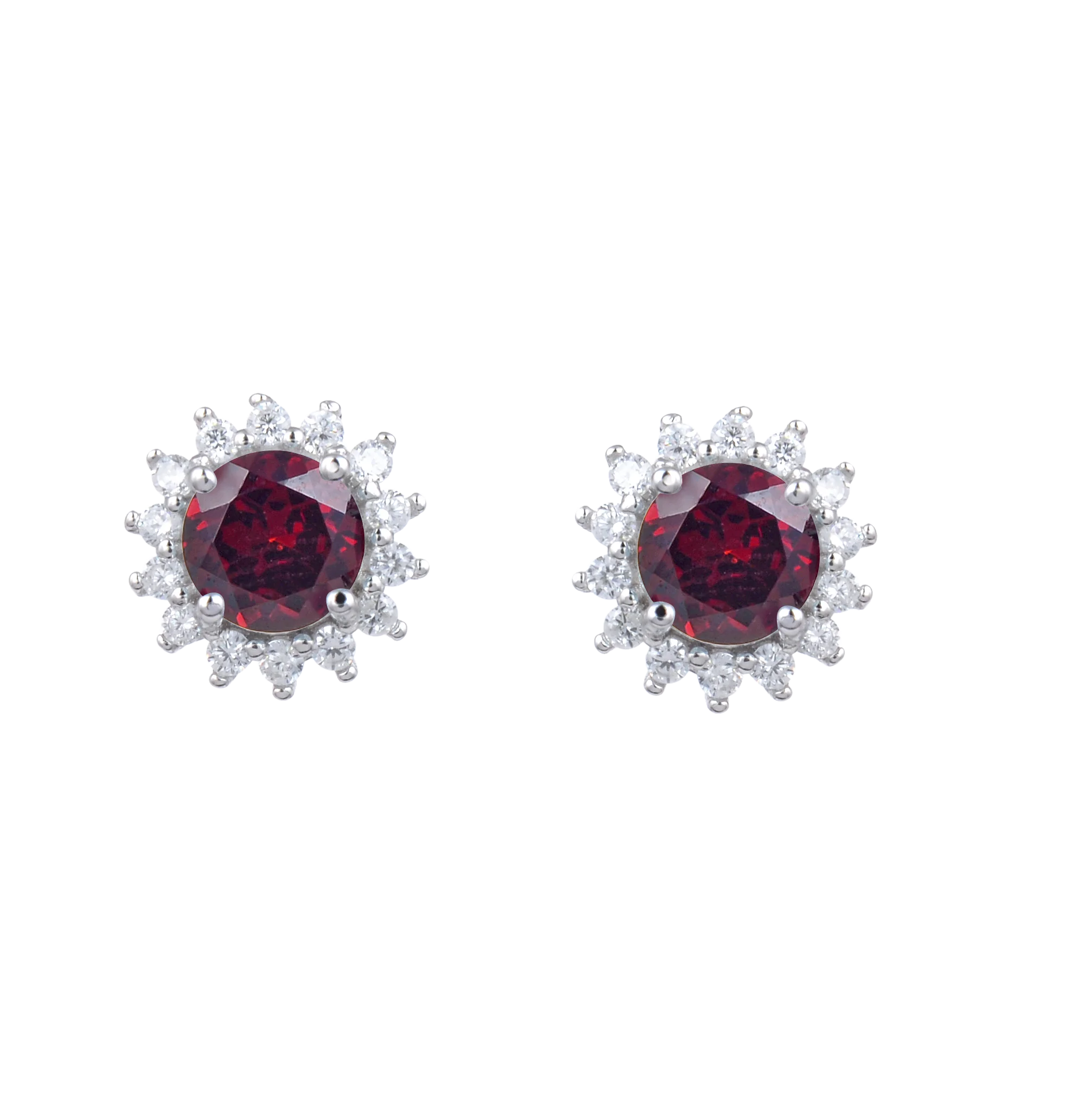 Abiding Customize Fine Daily Jewelry Black Garnet Gemstone 925 Sterling Silver Earrings for Women