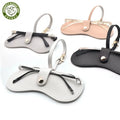 2023 Cute PU Leather Unisex Sunglasses Case Metal Hook Eyeglass Clip Belt Buckle Pouch Bag Ornament Handbags Charm Box Portable