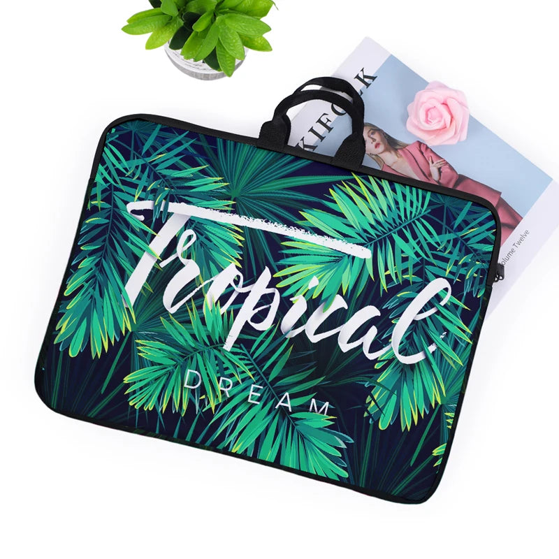 Luxury Shockproof Waterproof Laptop Bag Cartoon Laptop Sleeve Customized Printing Portable Laptop Packs