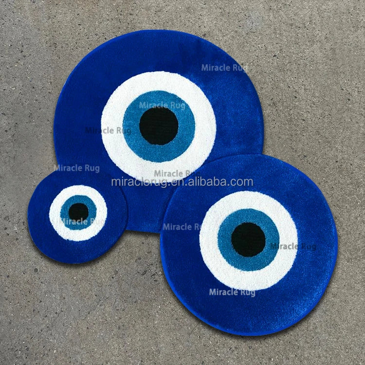 Center Mat 3D Illusion Shape Modern Rugs and Carpets Tufted Living Room Designer Woven Area Round Rugs