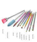Nail Drill Bit Ceramic Tungsten Cutters for Manicure Carbide Nail Drill Accessories Bits Nail Art Equipment Tools