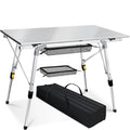 Outdoor Camping Folding Table Portable Multi-function Adjustable Expansion Table