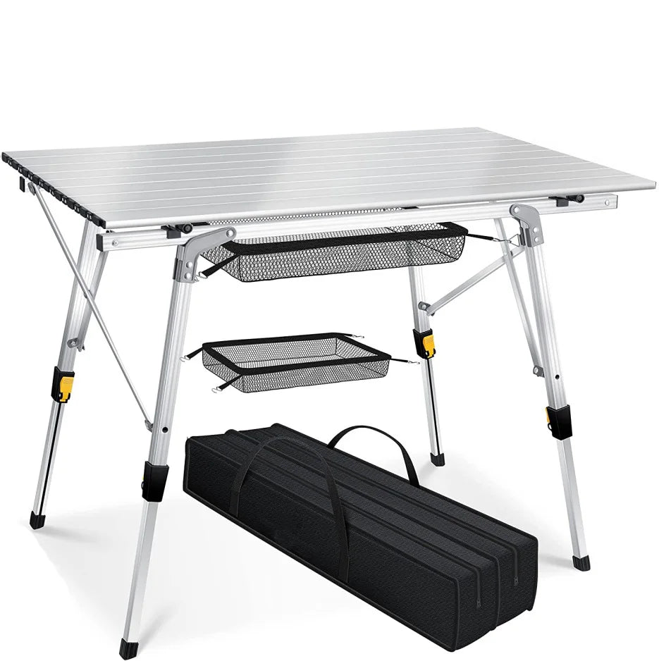 Outdoor Camping Folding Table Portable Multi-function Adjustable Expansion Table