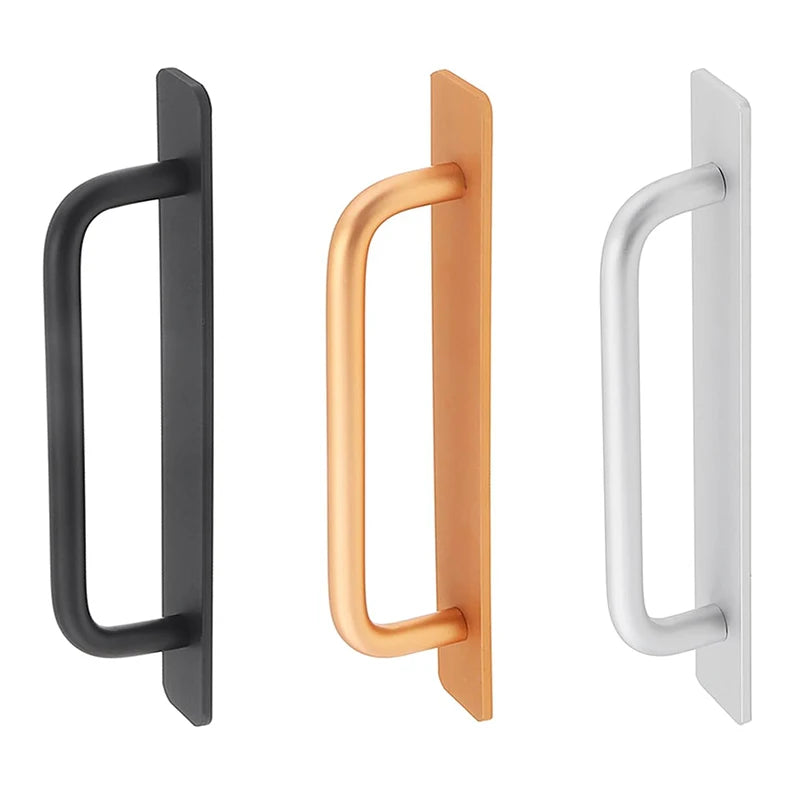 Self-Stick Instant Cabinet Drawer Handles Pulls 2 Pack Furniture Aluminum Alloy Drawer Push Pull Handles with Adhesive