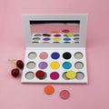 Wholesale 15-Color Eyeshadow Palette Matte Shimmer Glitter Luminous Metallic Finish Single Form Powder Cosmetics Private Label