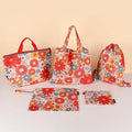 OEM Customized Printed Shop Tote Bag Cute Cosmetic Makeup Bag Small Pouch Foldable Cooler and Lunch Insulated Bag with Zipper