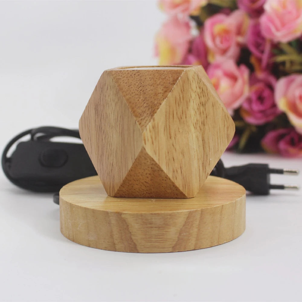 E27 LED Lamp Base with Wood Stand Desk Table Lamp Socket Holder for Light Bulb Installation Product Category Lamp Bases