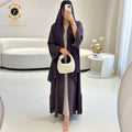Zaynab Elegant Abaya Arabian Dresses Women Abaya Wedding Dress Polyester Latest Designs Elegant Abaya