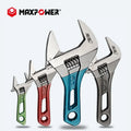 MAXPOWER Hot Sale Colours Shott Handle Adjustable Wrench Large Opening Hand Tools